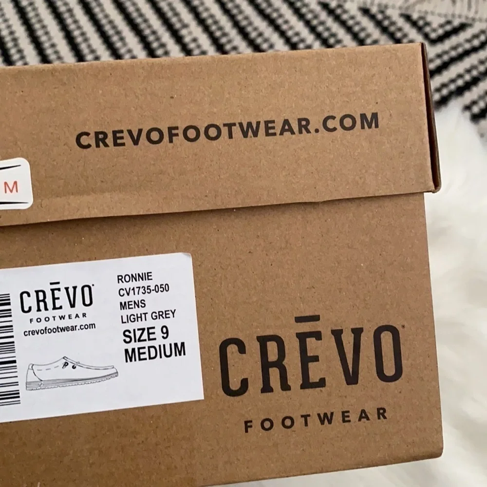 Nwt crēvo Ronnie slip on gray loafer sneakers